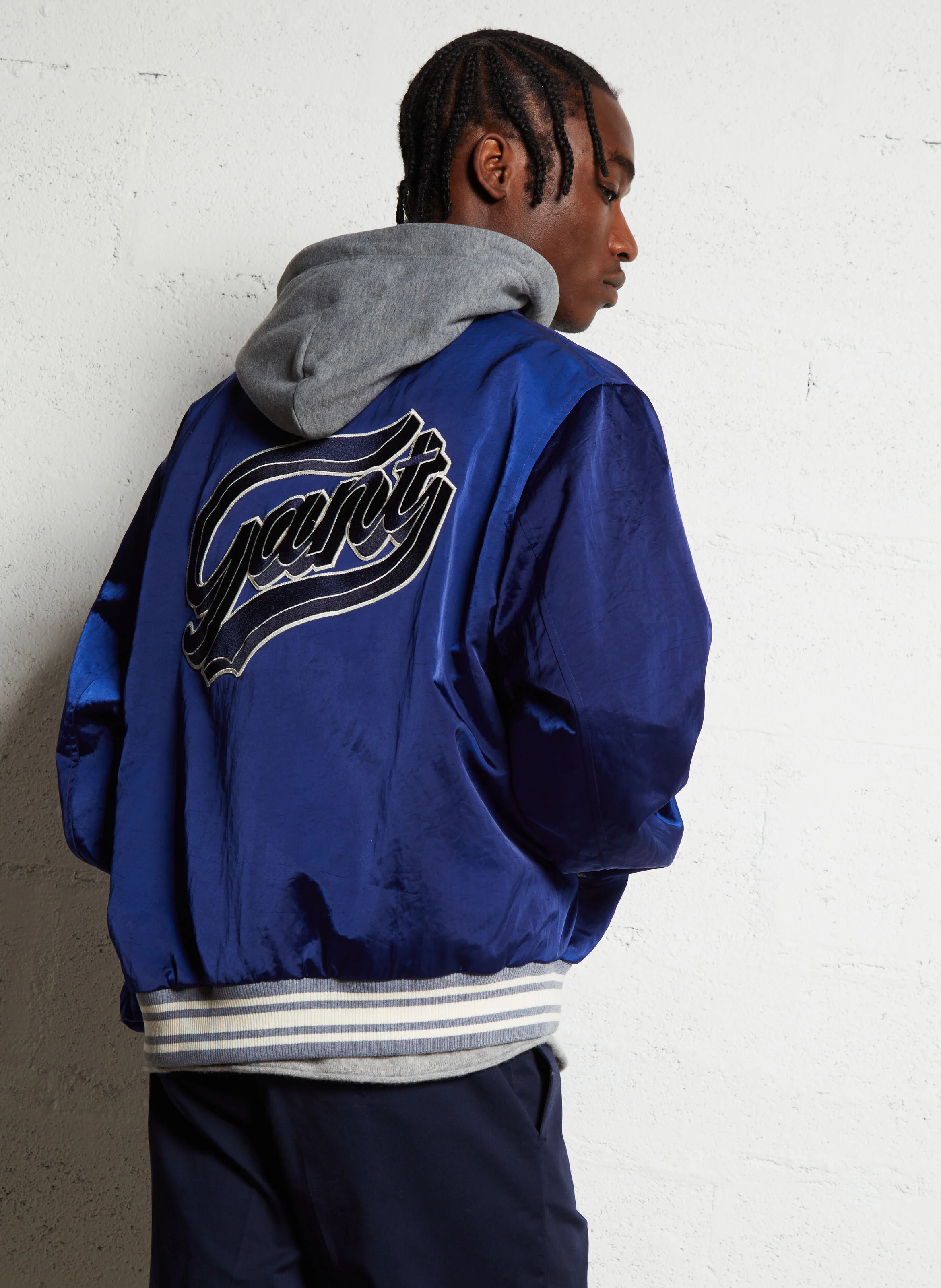 Veste à capuche réversible| Bleu