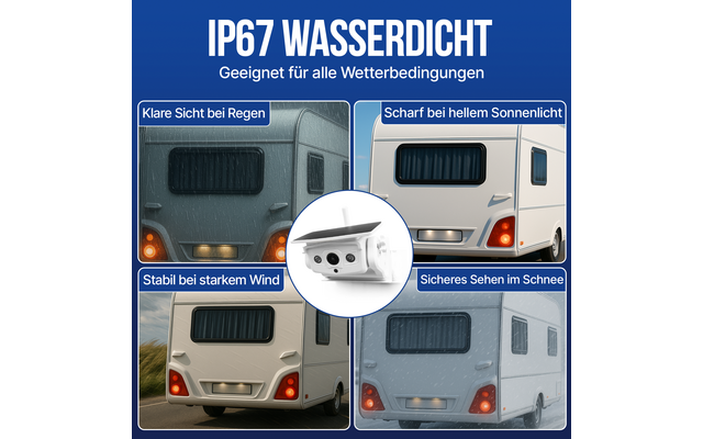 Falcon Magnetisches Drahtloses Kamerasystem 7 Zoll Monitor und 50 m Reichweite