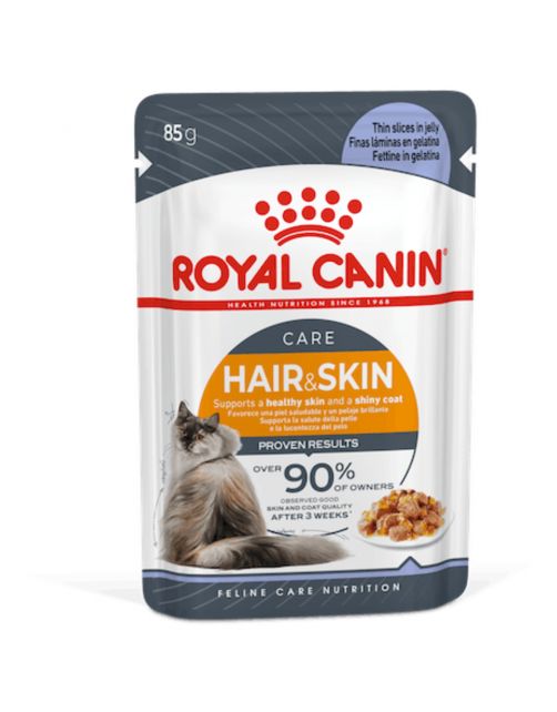 Royal Canin Hair & Skin Care In Jelly - Kattenvoer - 85 g