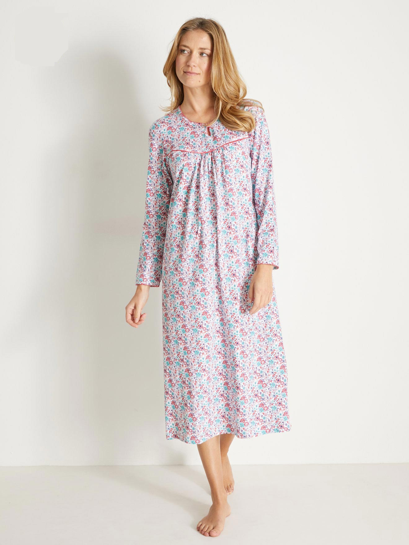 Lot de 2 chemises de nuit longues