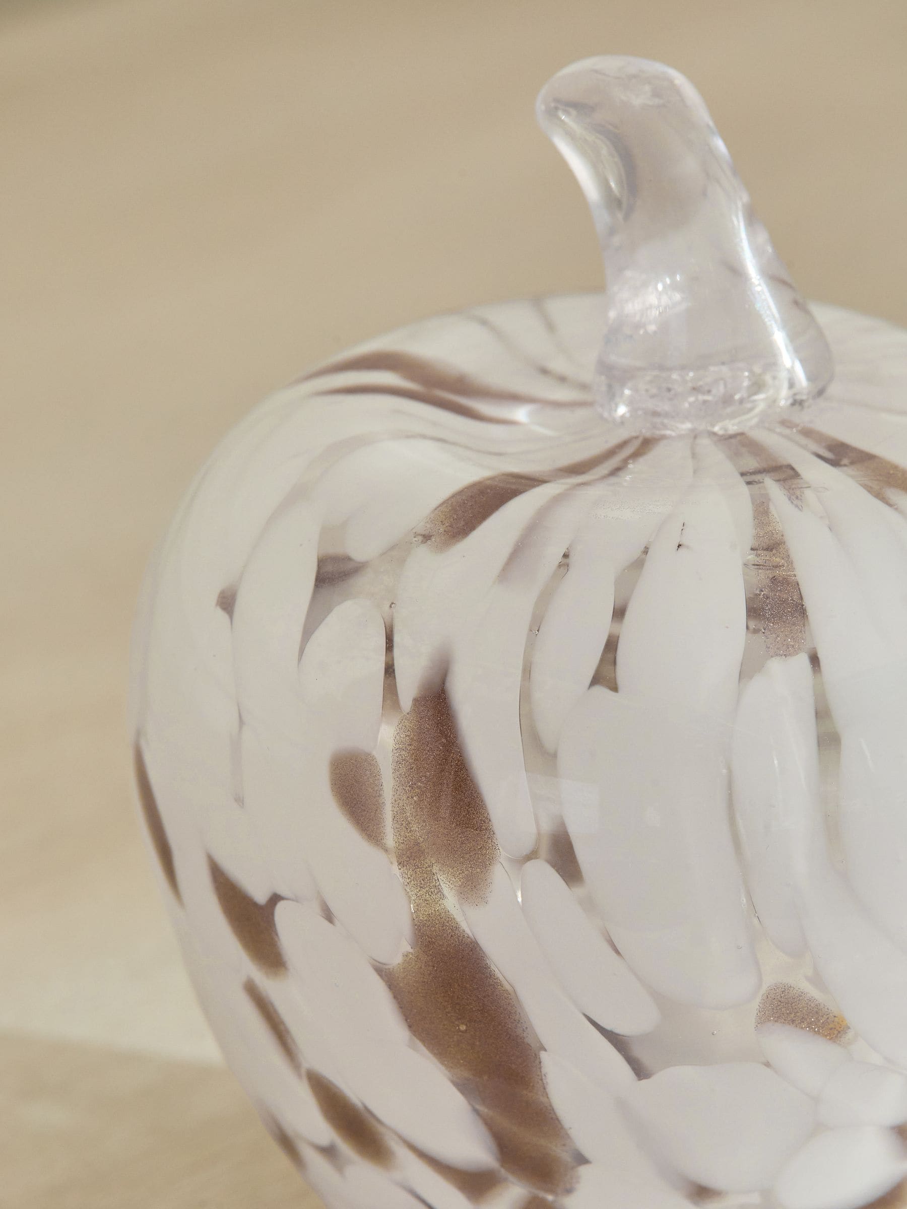 Confetti Glass Apple Ornament