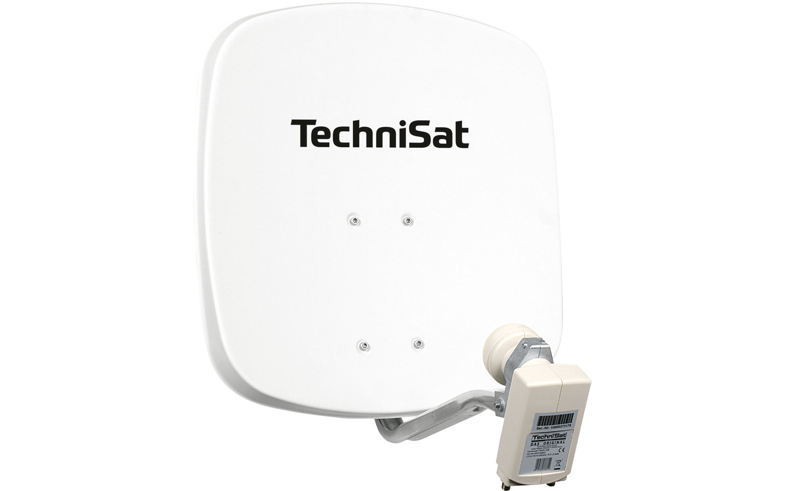 Technisat Set DigiDish 45 Sat-Antenne (Twin-LNB) mit Digit S3 HD SAT-Receiver ziegelrot