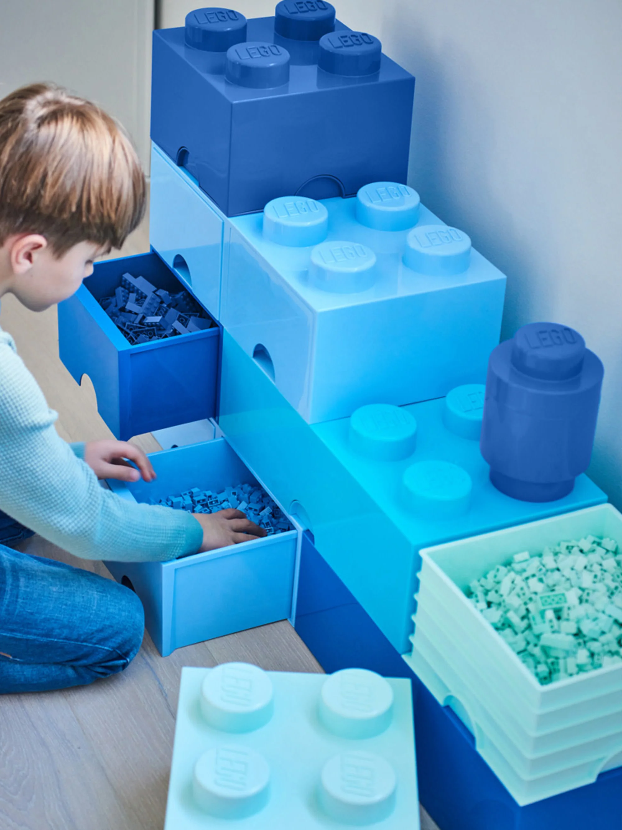 LEGO® opbergdoos Brick met 8 noppen