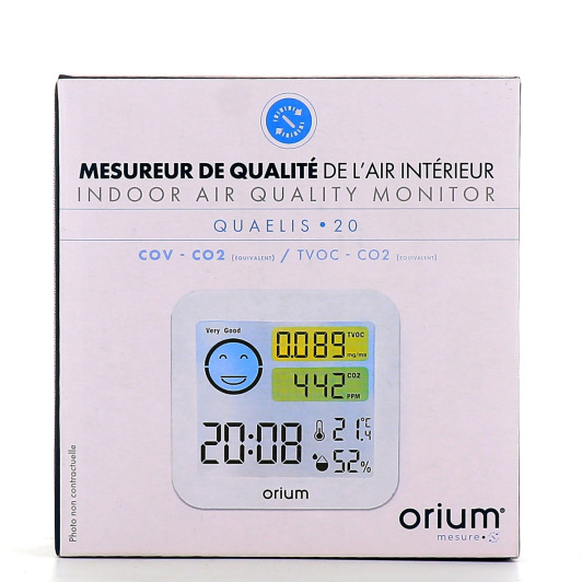 Mesureur de Qualité de l'Air Intérieur Quaelis 20 | Orium