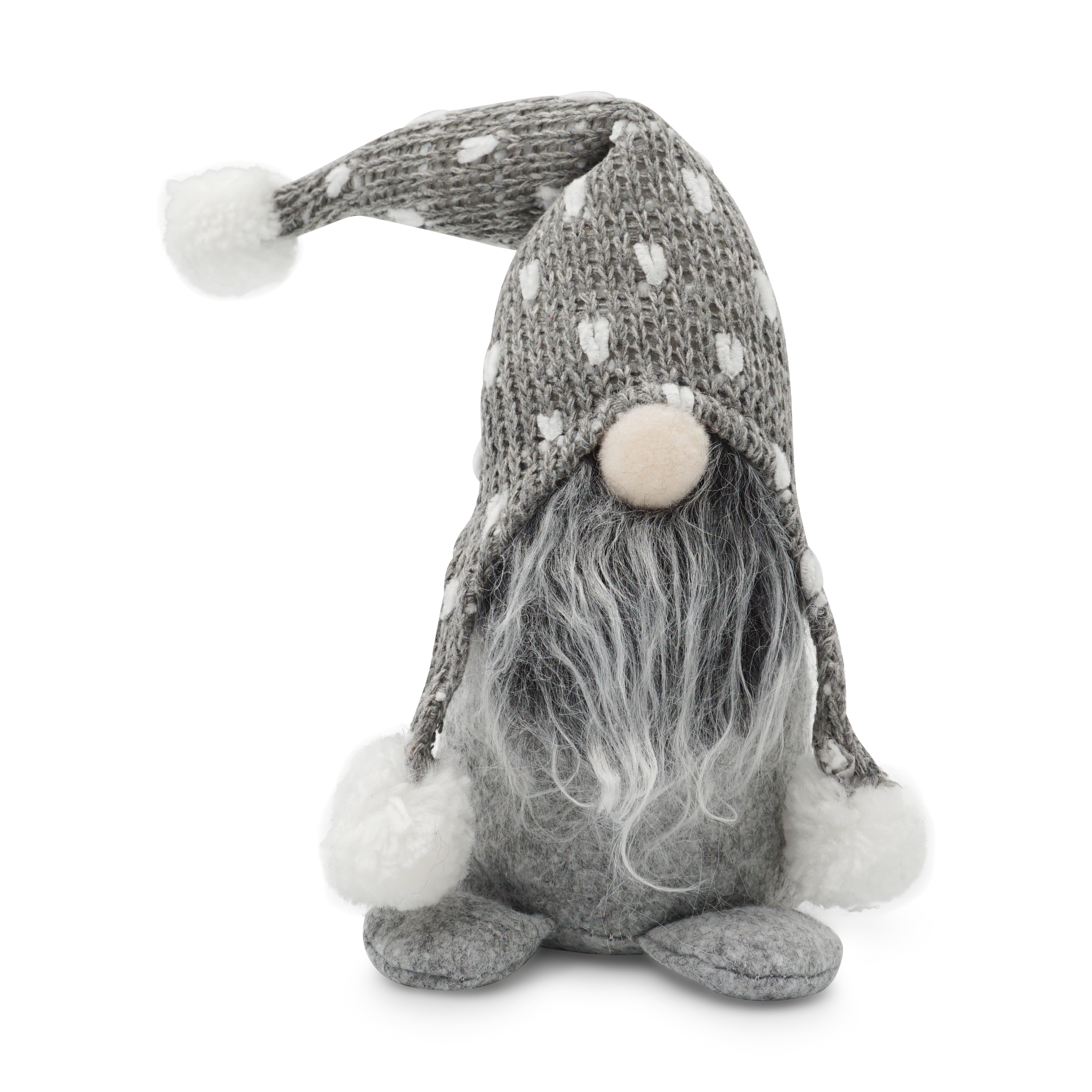 (27x10cm) Weihnachts Wichtel Home Deko Schwedischer Plüsch Zwerg - Grau