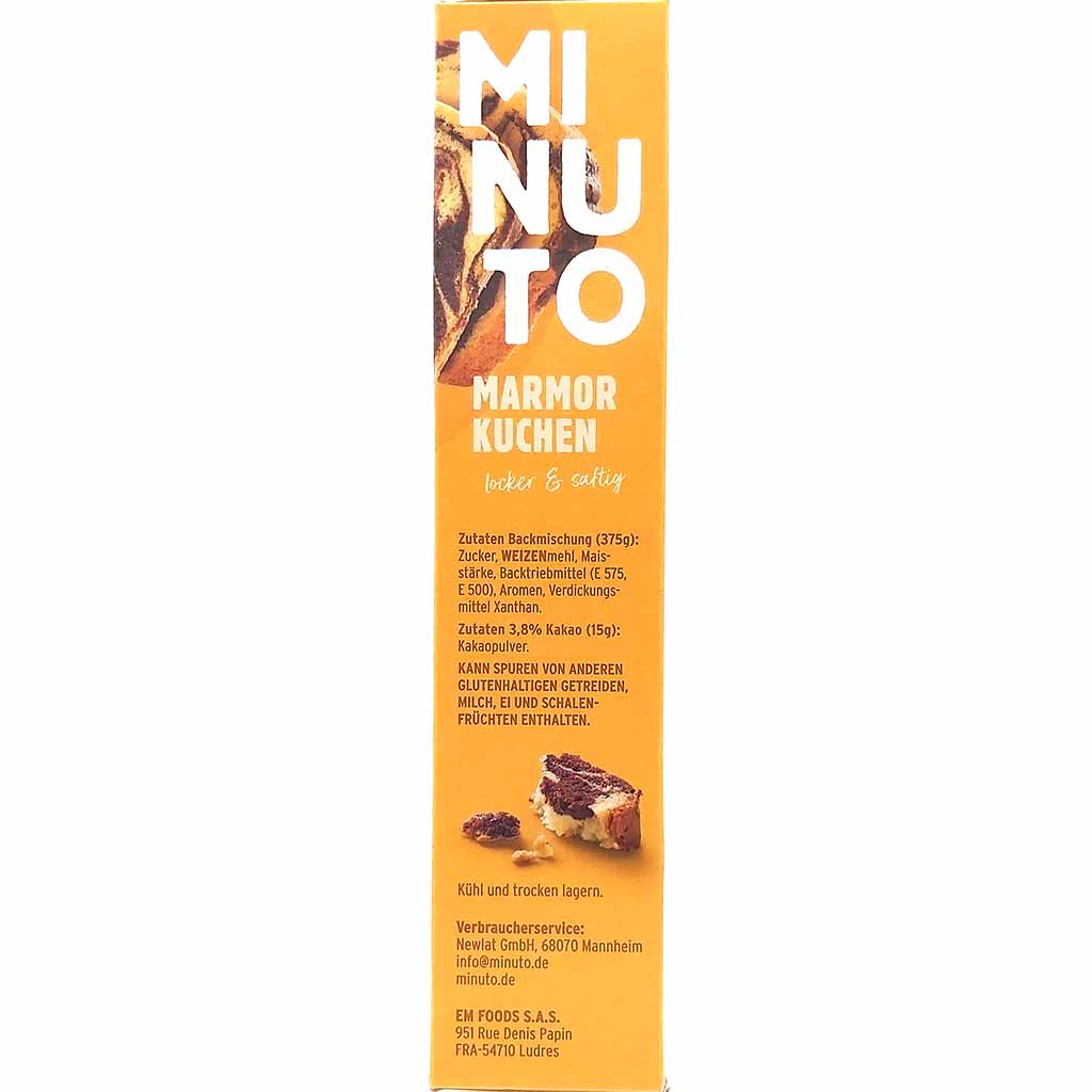 Minuto Backmischung Marmor Kuchen 390g MHD:28.2.25