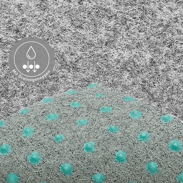 Andiamo Kunstrasen »Dijon, Made in Netherlands« rechteckig 6 mm Höhe aus Nadelfilz, mit Noppen, strapazierfähig, wasserfest & UV-beständig