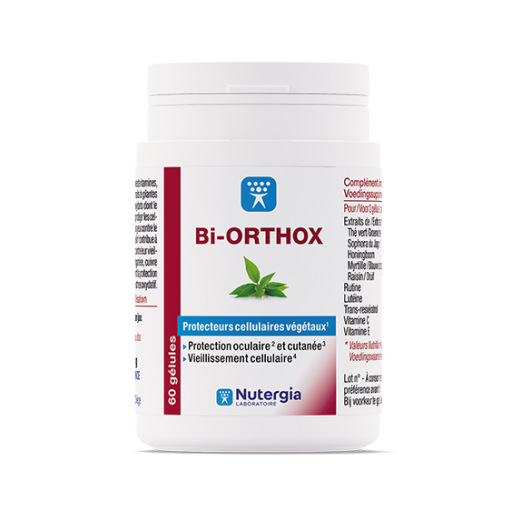 Nutergia Bi-Orthox 60 gélules - Protection de la Peau et des Yeux