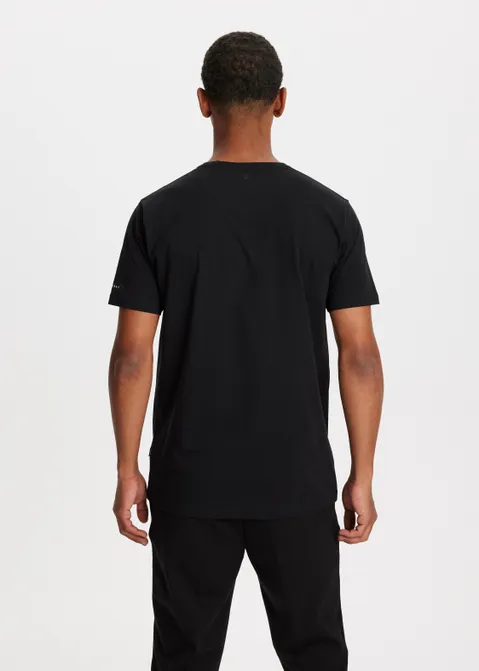 T-shirt met logo zwart (ZWART)