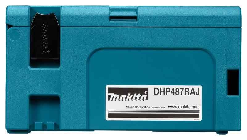 Makita DHP487RAJ 18V Klopboor-/schroefmachine set (2x2.0Ah) in Mbox