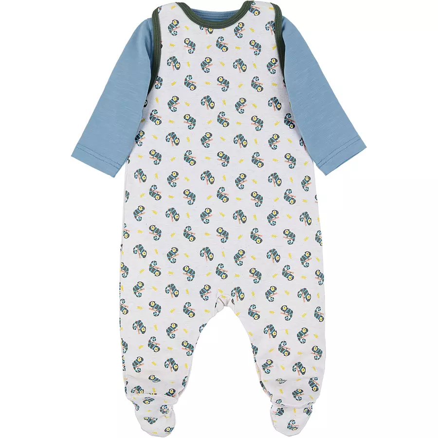 Sterntaler Strampler-Set Jersey ecru melange