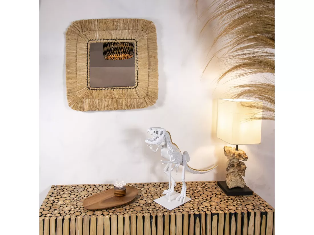 Now's Home - Tyrex Blanc Et Or 52x15x36cm Tyrex