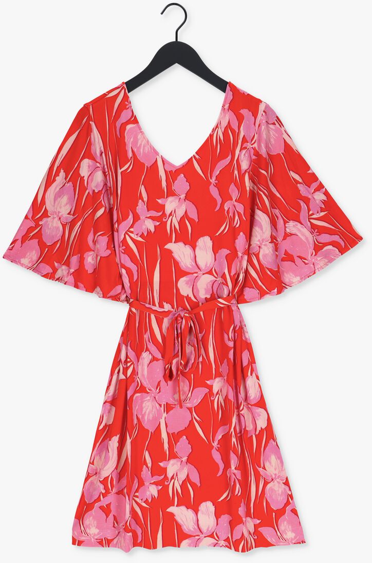 ANA ALCAZAR rode ana alcazar midi jurk dress belt