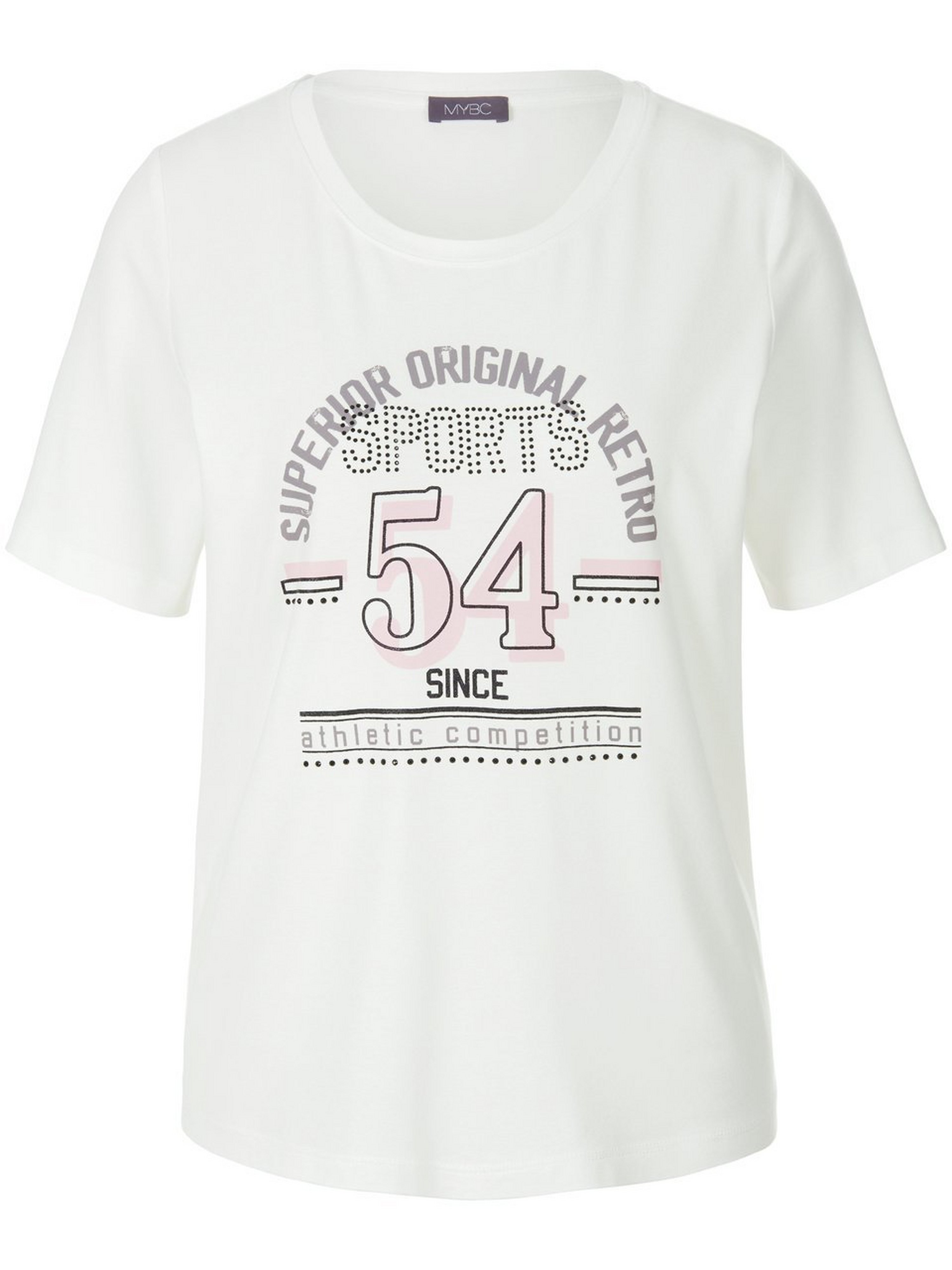 Rundhals-Shirt mit 1/2-Arm