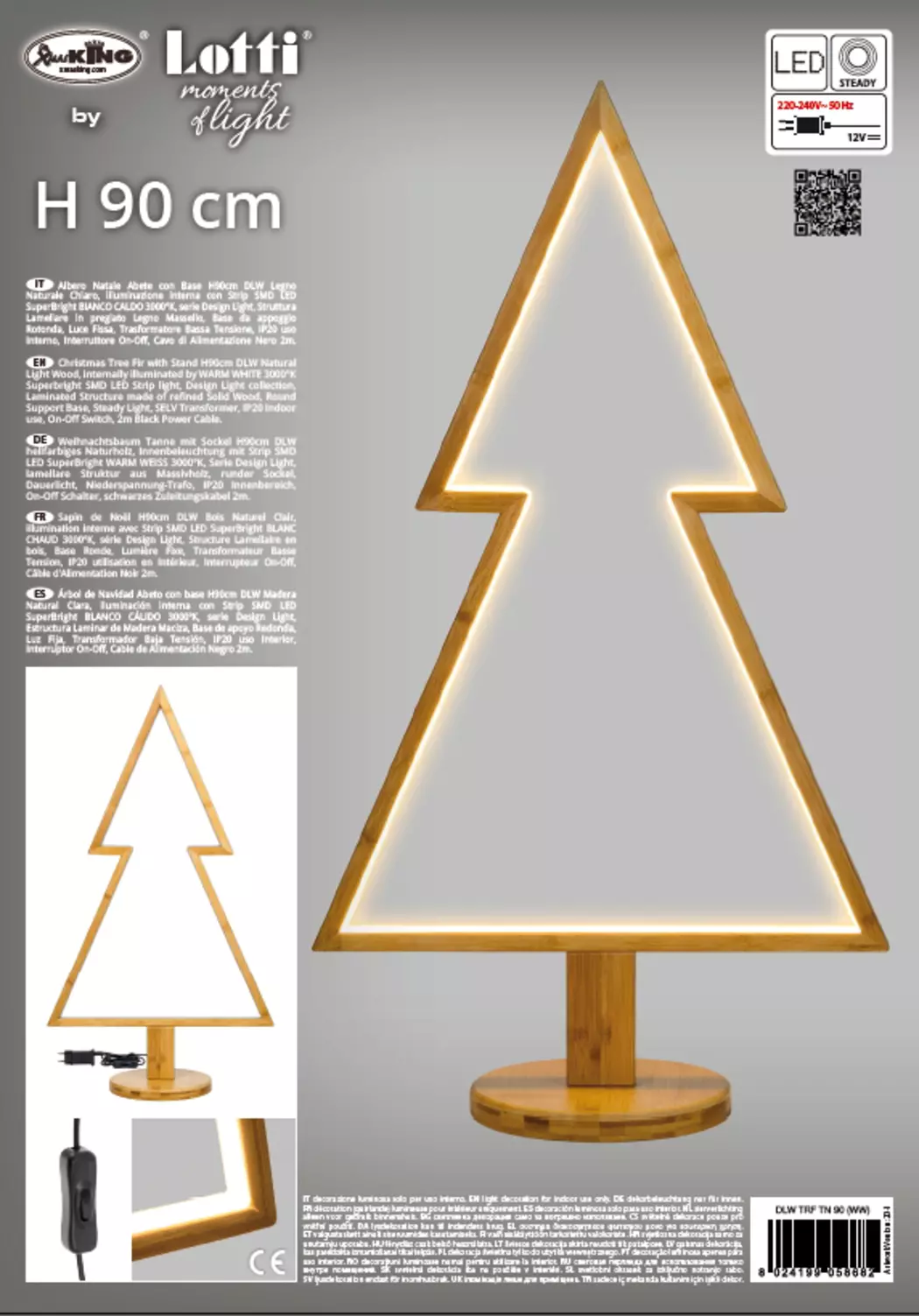 LED-Tischleuchte Tannenbaum