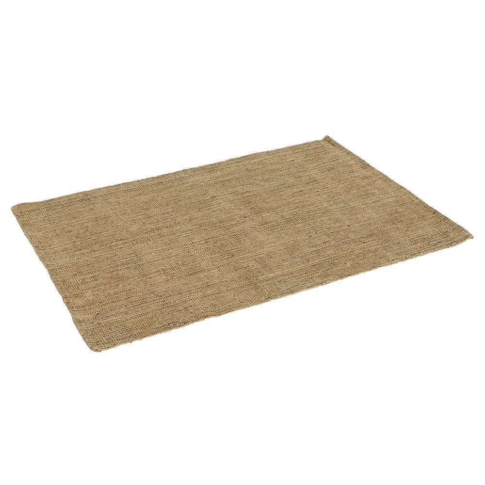 Tapis rectangulaire en jute naturel 100x150 cm