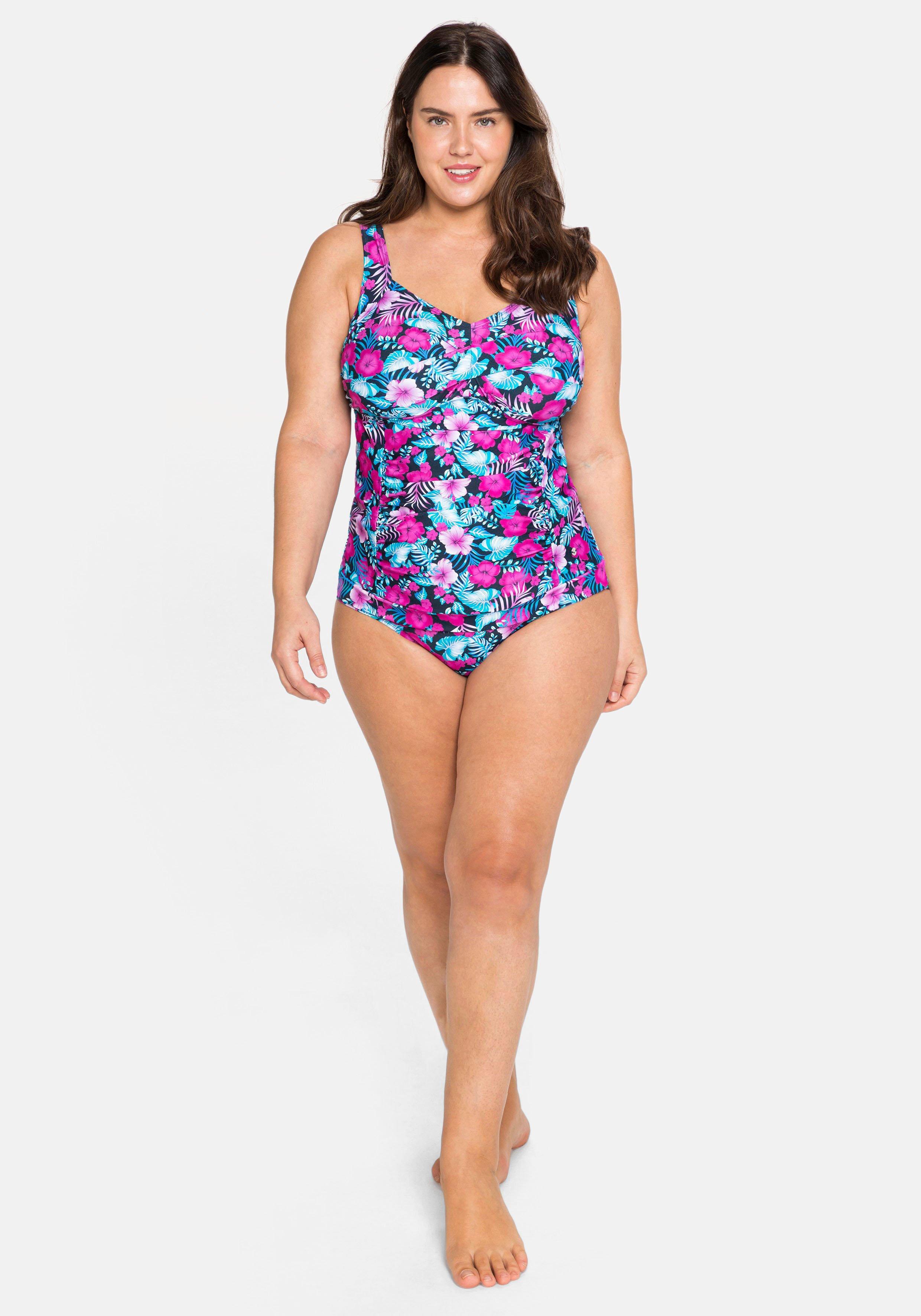 Tankini-Top mit Shaping-Einsatz, wattierte Cups
