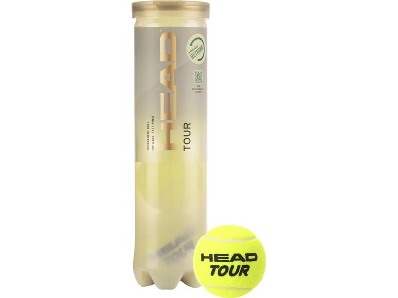 HEAD Tennisball Tour Swiss 4er Pack Tennisball