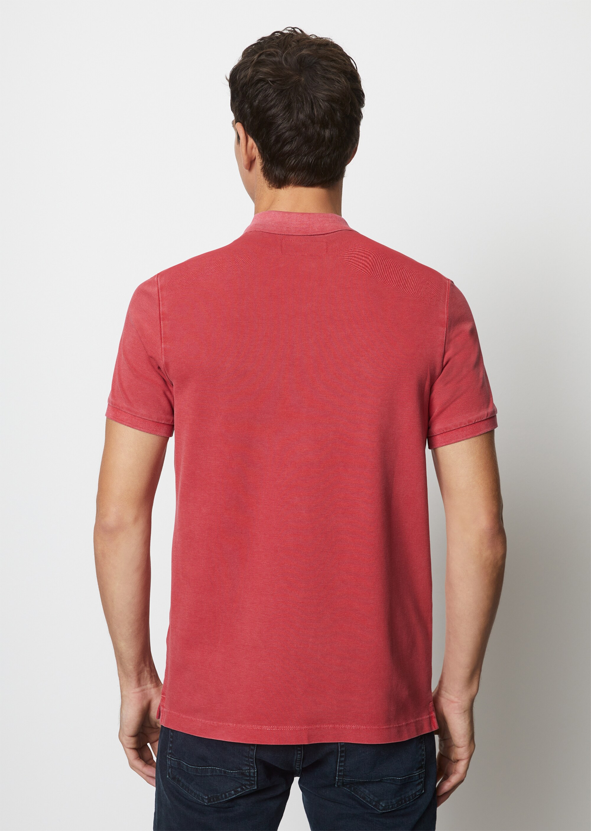 Poloshirt Piqué shaped aus Organic Cotton-Stretch