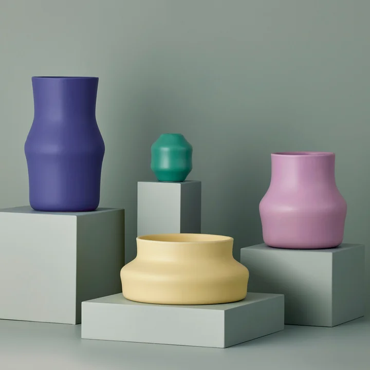 Gense - Dorotea Keramikvase, 9 x 10 cm, sea green