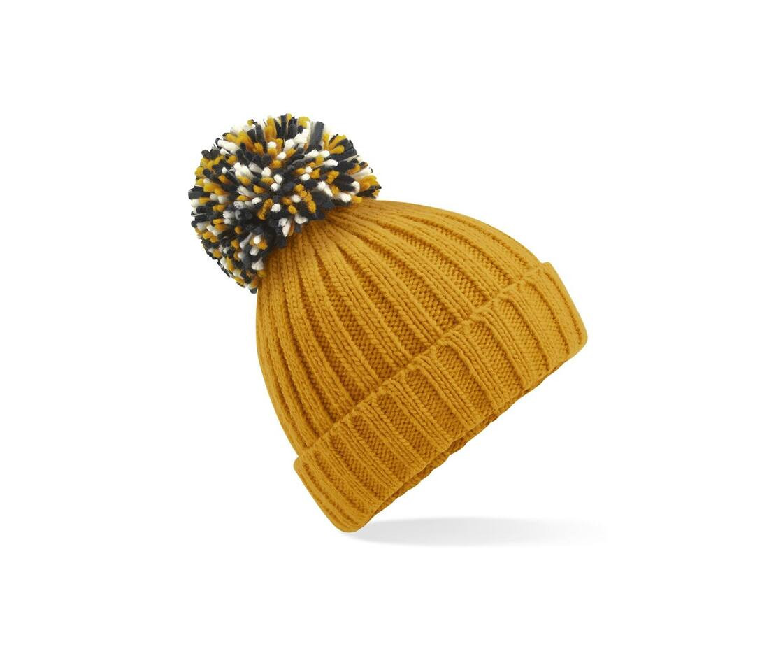 BEECHFIELD BF390 - Bonnet Douillet avec Pompon de Luxe