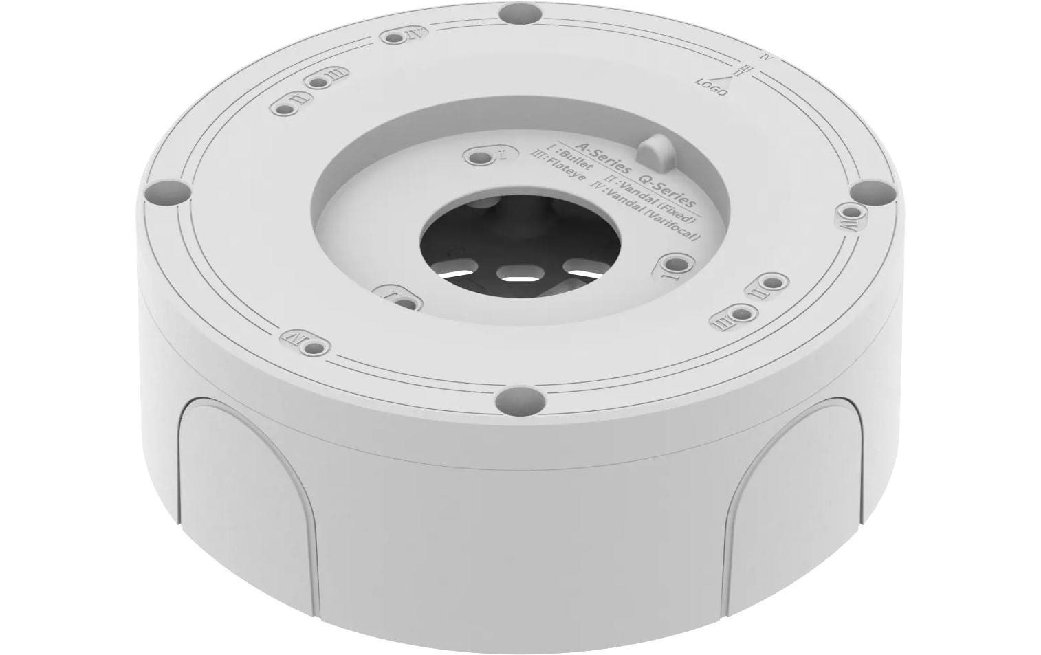 Anschlussbox SBV-A14B Weiss 1 StückHanwha Vision SBV-A14B Backbox