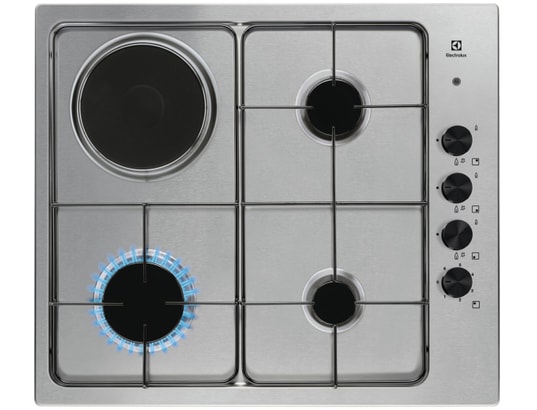 ELECTROLUX - Plaque mixte EGL62821OX, Série 300, Surface inox, Thermocouple