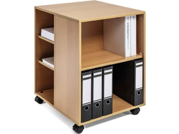 Durable 3113-47, Multimediavogn, Tre, Melamine, 25 kg, 6 hyller, 4 hjul