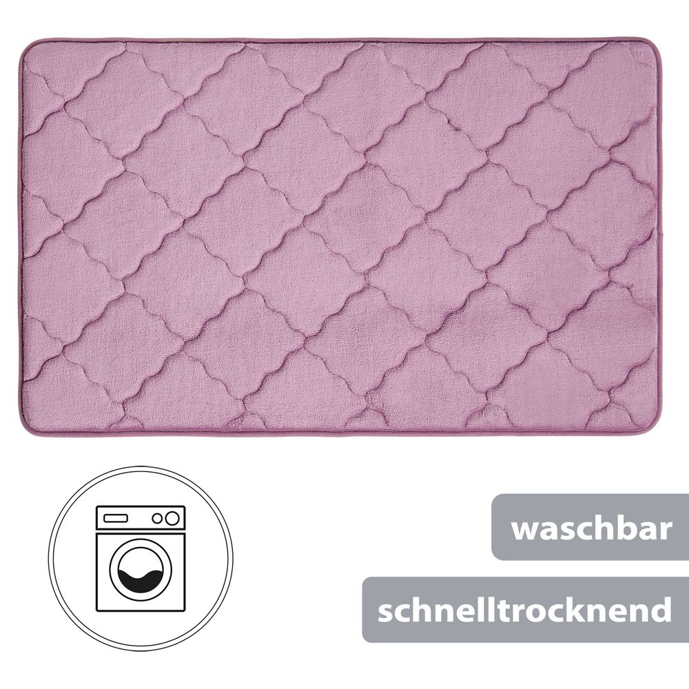 PANA® Memoryschaum Badematte • Badvorleger 50 x 80 cm • Badteppich • Duschvorleger • Viskoelastische Badematte • versch. Farben