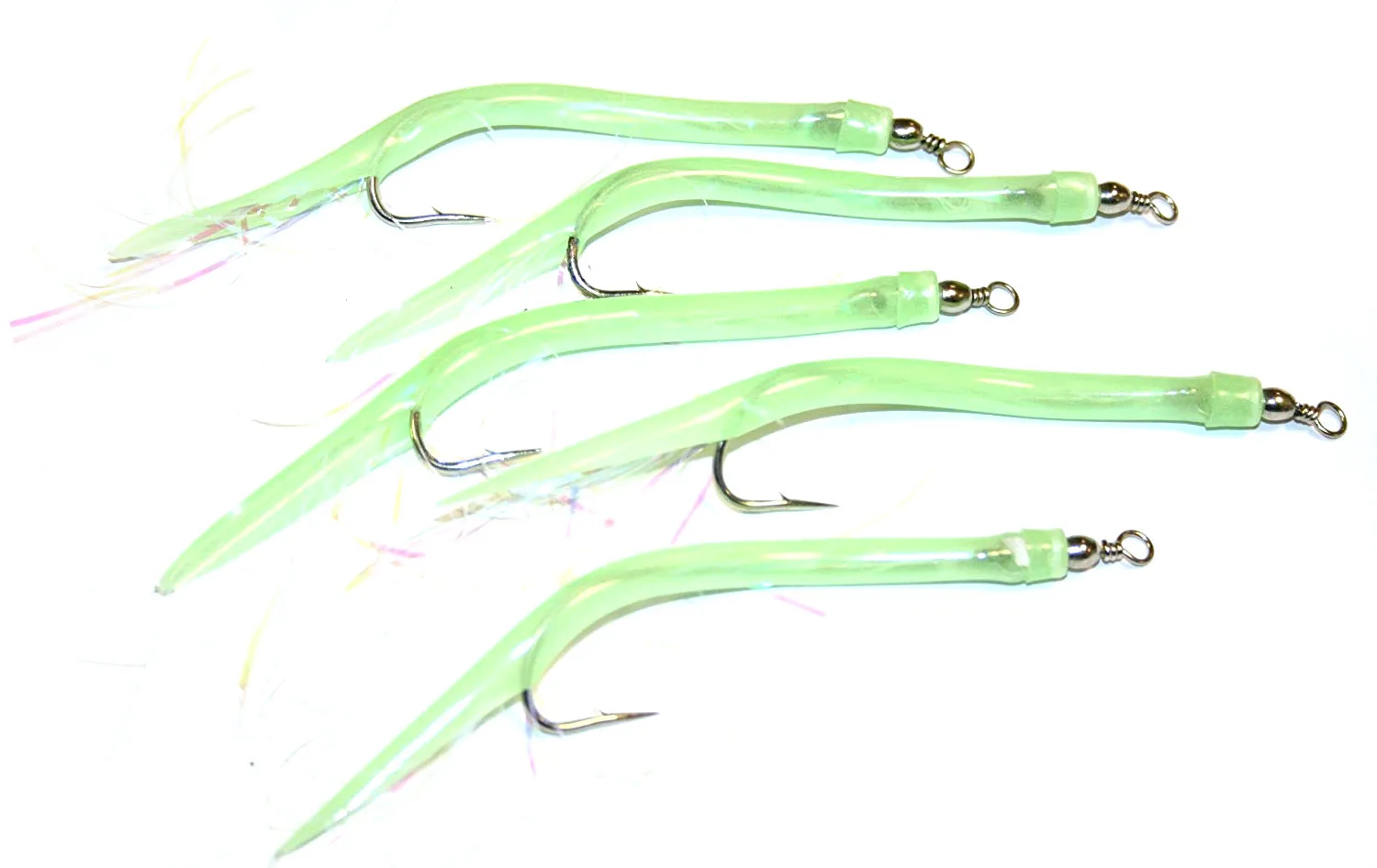 Fladen Fladen Gummi Mac #6/0 Selvlysende 5 Pk.