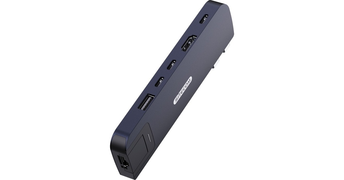 Sitecom6-in-2 MacBook Air Multiport Hub dockingstation  (Donkerblauw)