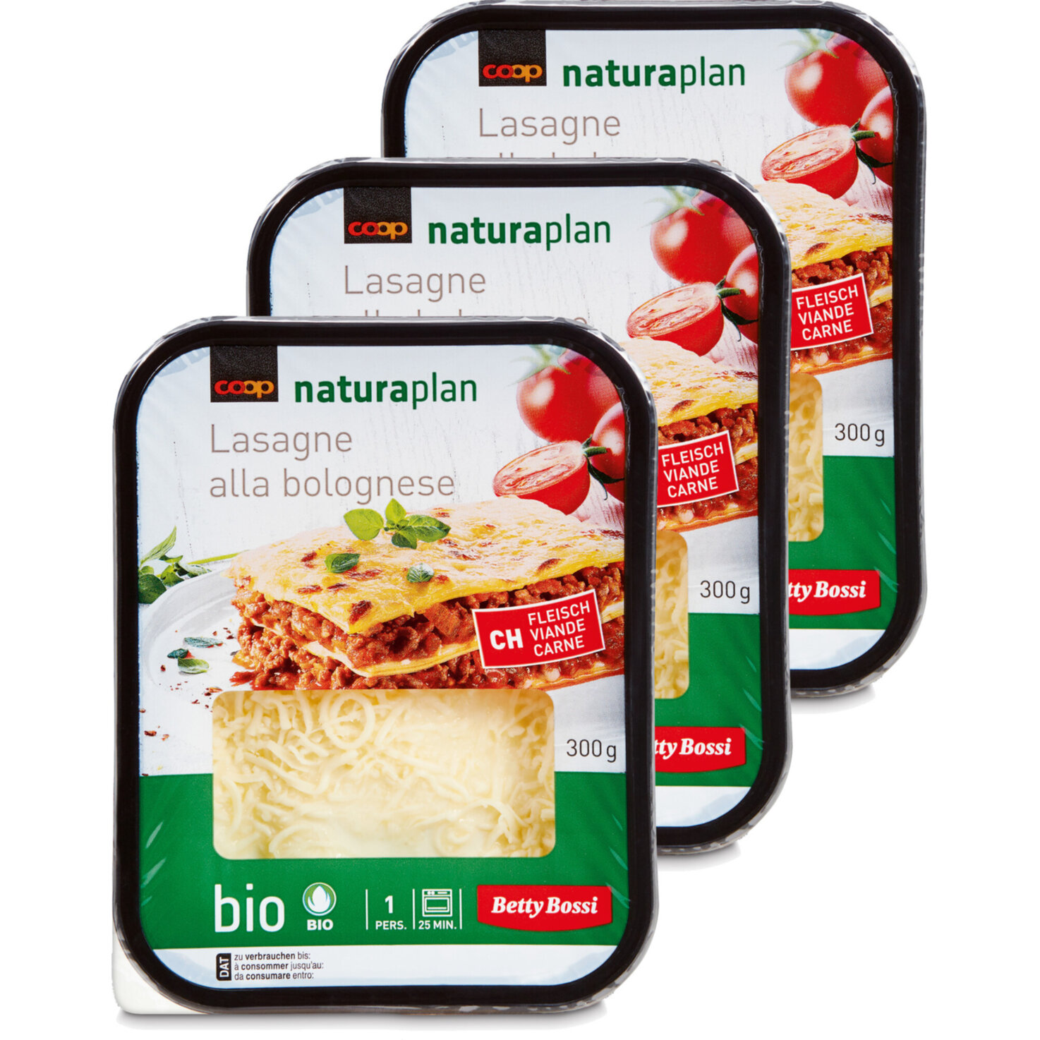 Naturaplan Bio Lasagne Bolognese 3x 300g