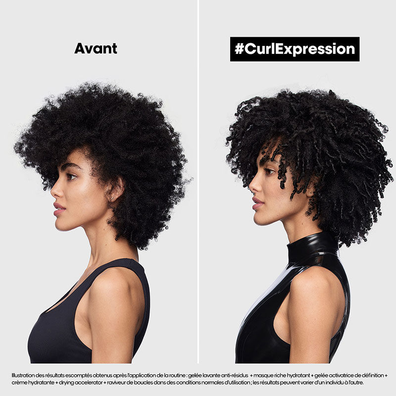 Gelée lavante anti-résidus pour cheveux bouclés ou crépus Curl Expression 300ml