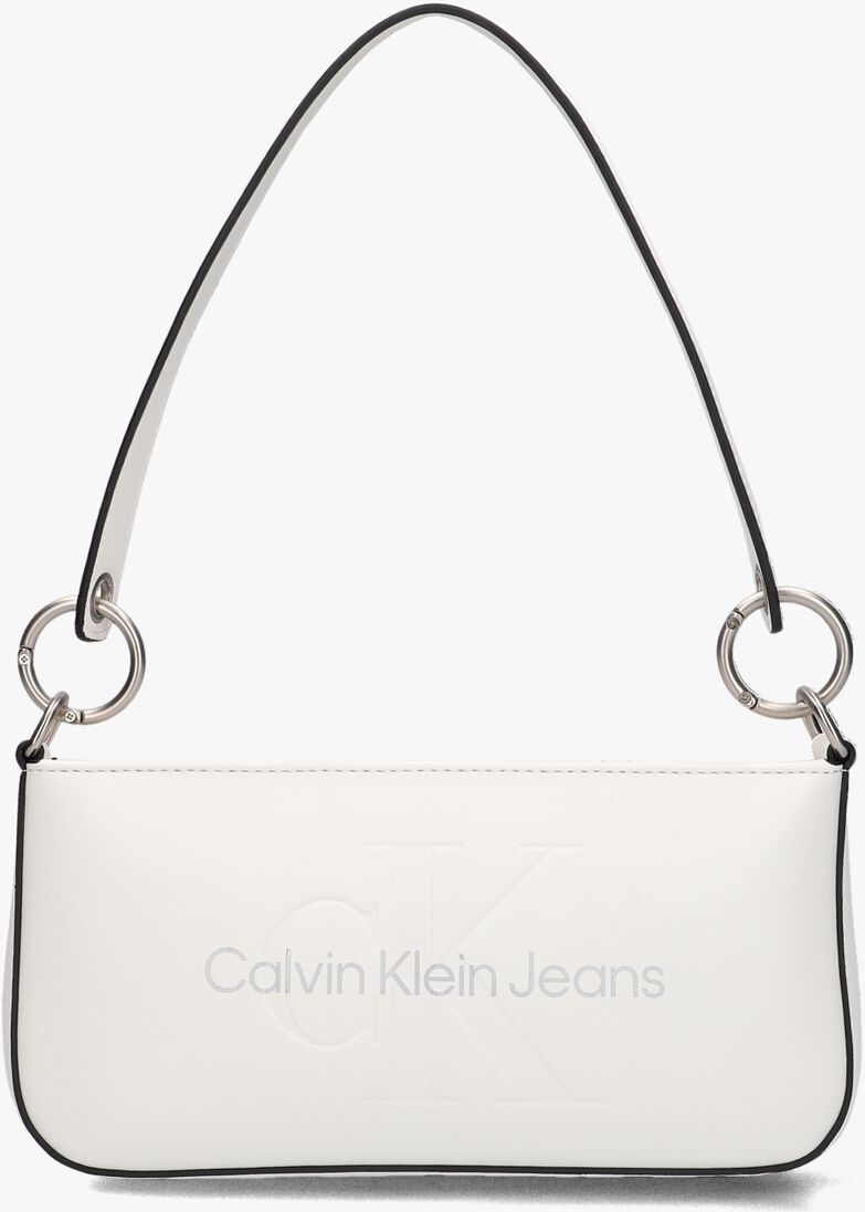 CALVIN KLEIN witte calvin klein schoudertas sculpted shoulder pouch25