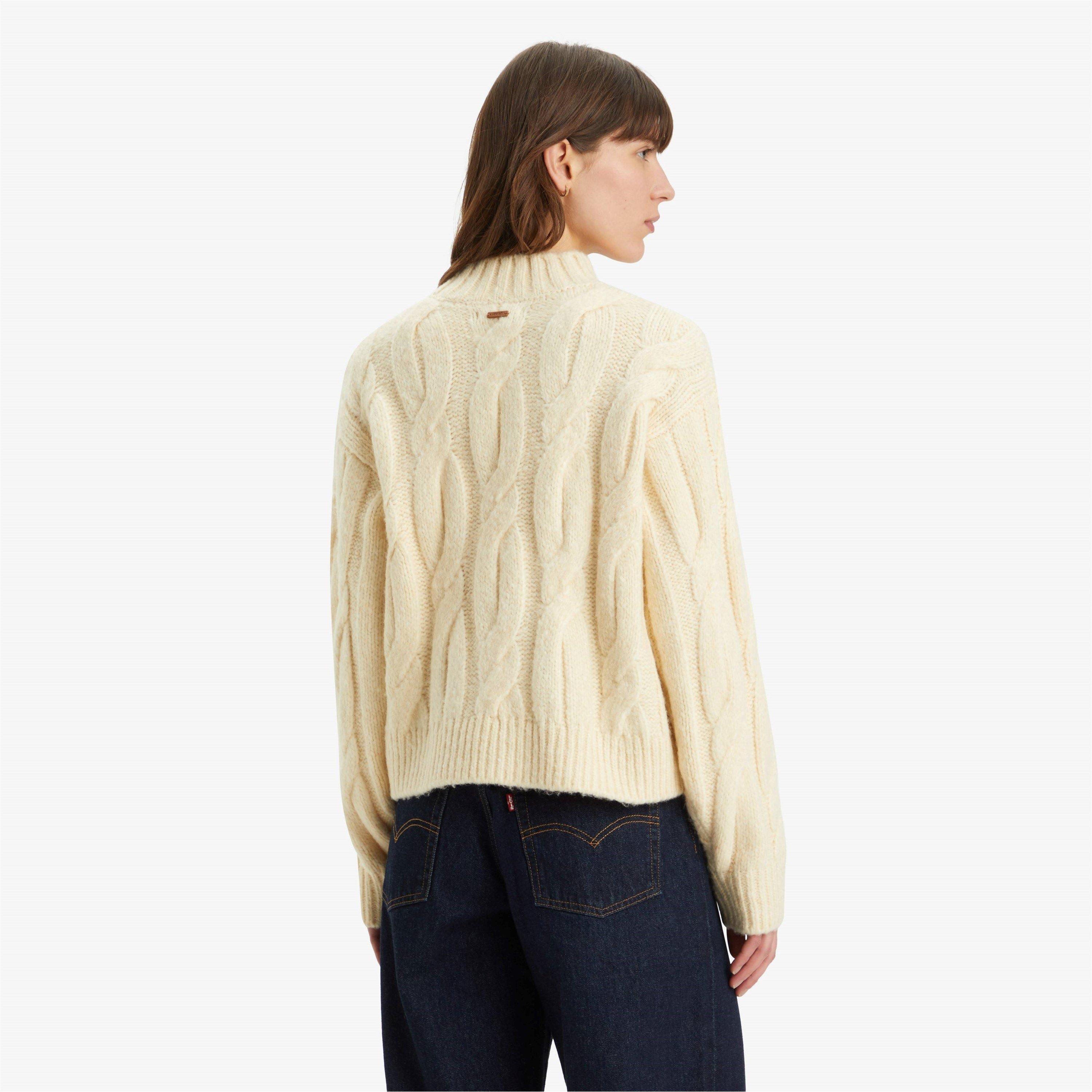 Levis Levis Isabel Cable Sweater White Swa