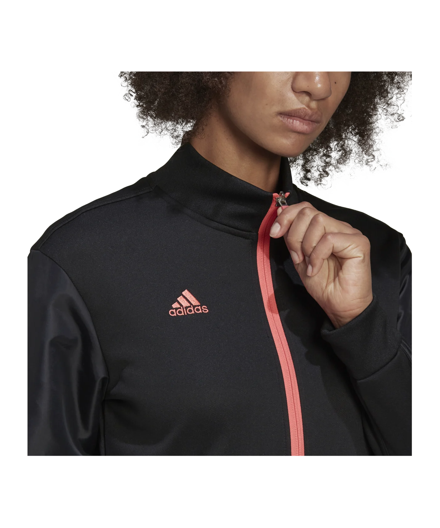 adidas Tiro ST Trainingsjacke Damen Schwarz Rot
