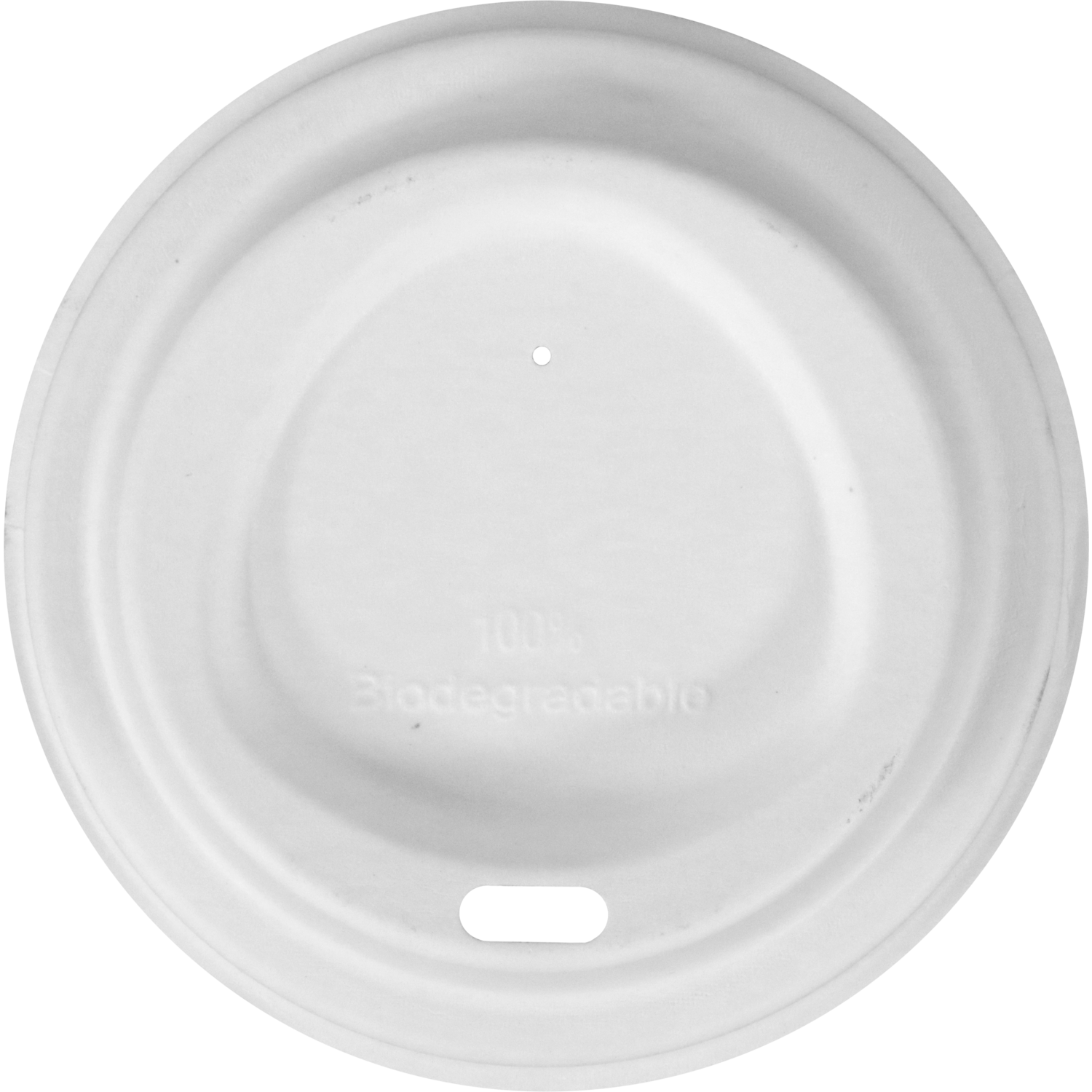 Depa Deksel, Bagasse (suikerrietpulp), Ø90mm, wit