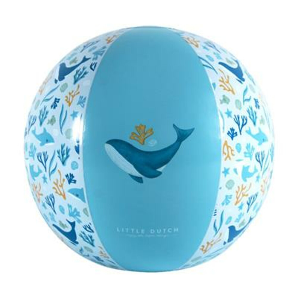 Little Dutch Strandbal Blauw 35 cm Ocean Dreams