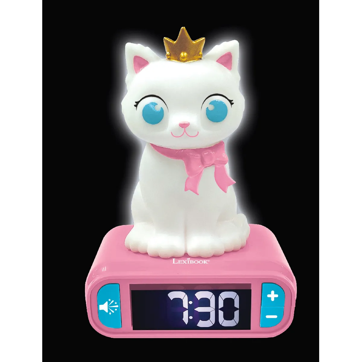 Lexibook Réveil Veilleuse Lumineuse Chat