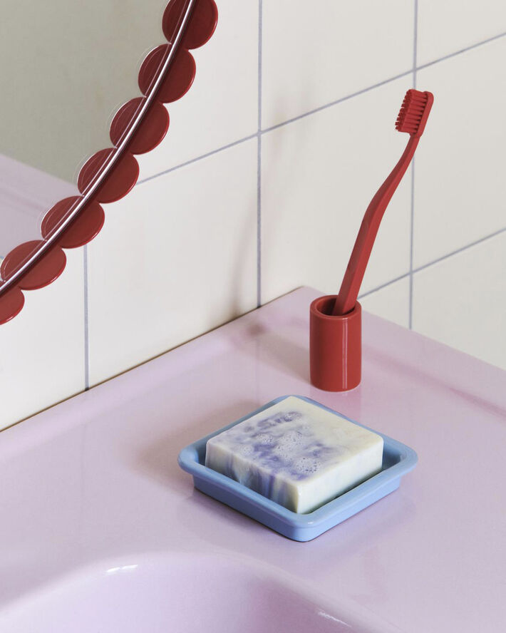 Hay Soap Dish-Light blue