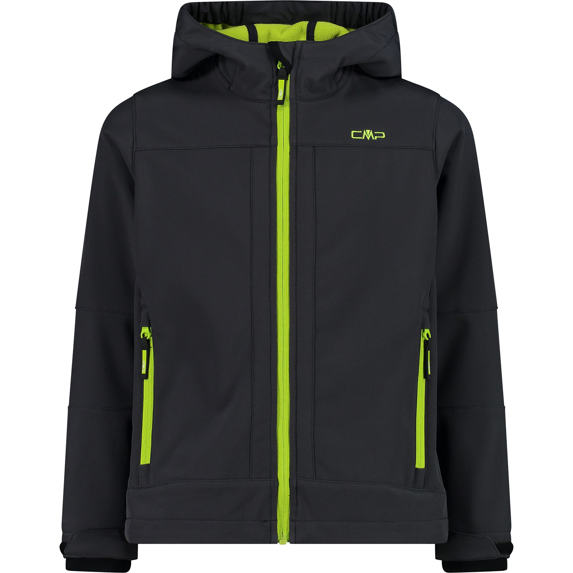 CMP Fix Hood Softshelljacke Kinder anthrazit