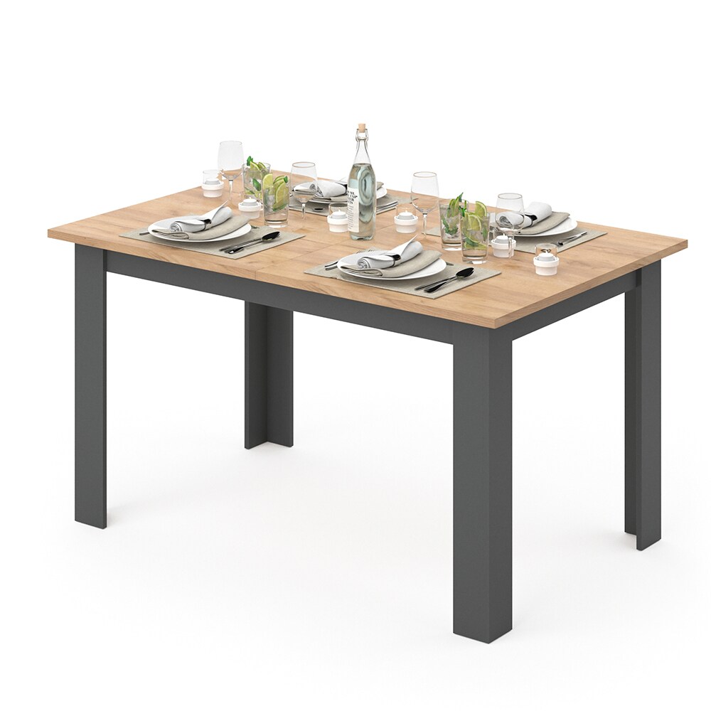 Vicco Esstisch Küchentisch Esszimmertisch 140x80cm Kaffeetisch GKO-Anthrazit