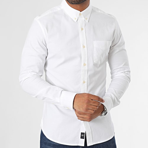 Chemise Manches Longues Slim 29599 Blanc