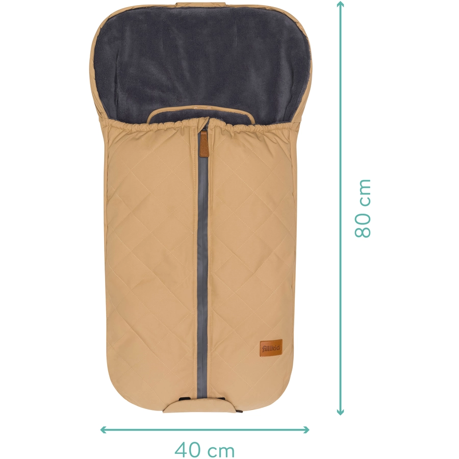 fillikid Winterfußsack Nevado für Babyschale Cappuccino
