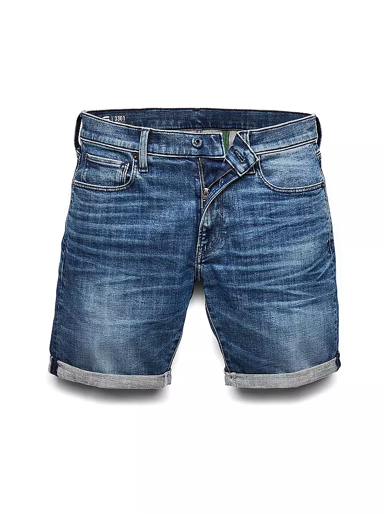 G-STAR RAW Jeans Shorts blau