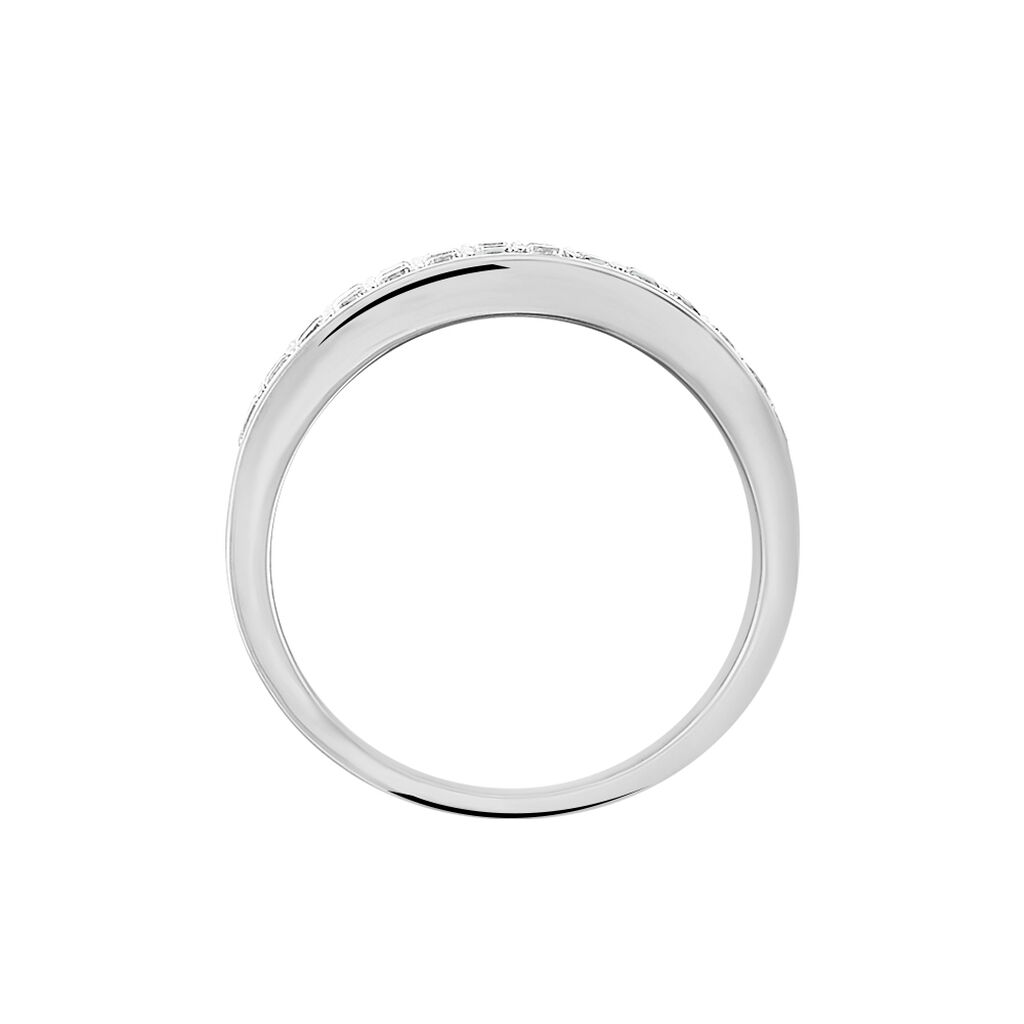 Bague Cecelia Argent Blanc Oxyde De Zirconium