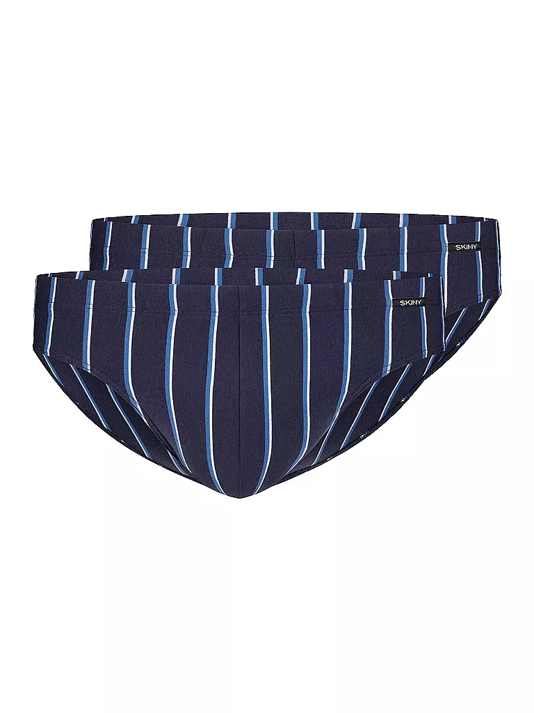 SKINY Brasil Slip 2er Pkg Advantage Men Crownblue Stripe blau