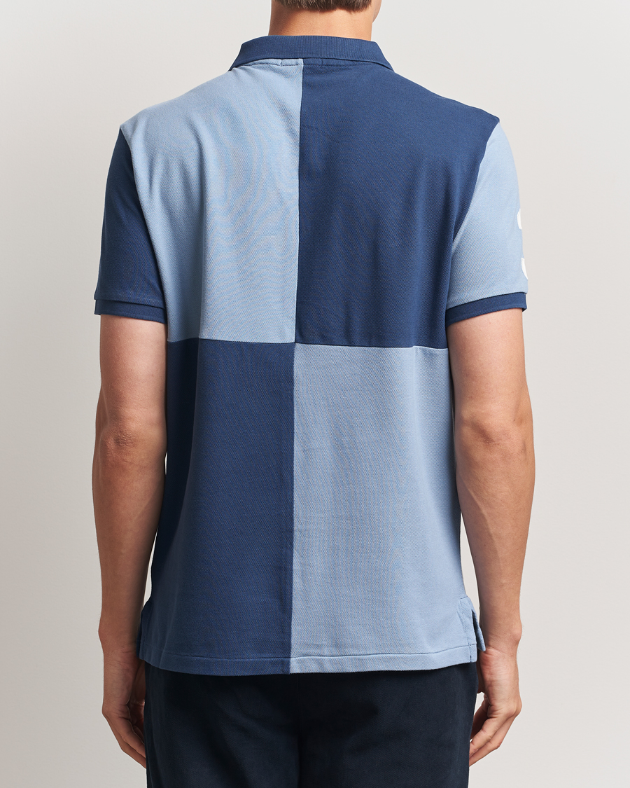 Polo Ralph Lauren Custom Slim Check Polo Rustic Navy/Channel Blue