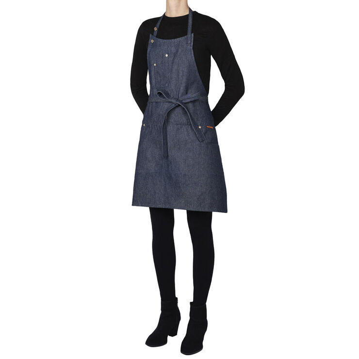 DutchDeluxes Five Pockets Apron , Comfort Fit, Denim Brut Denim brut