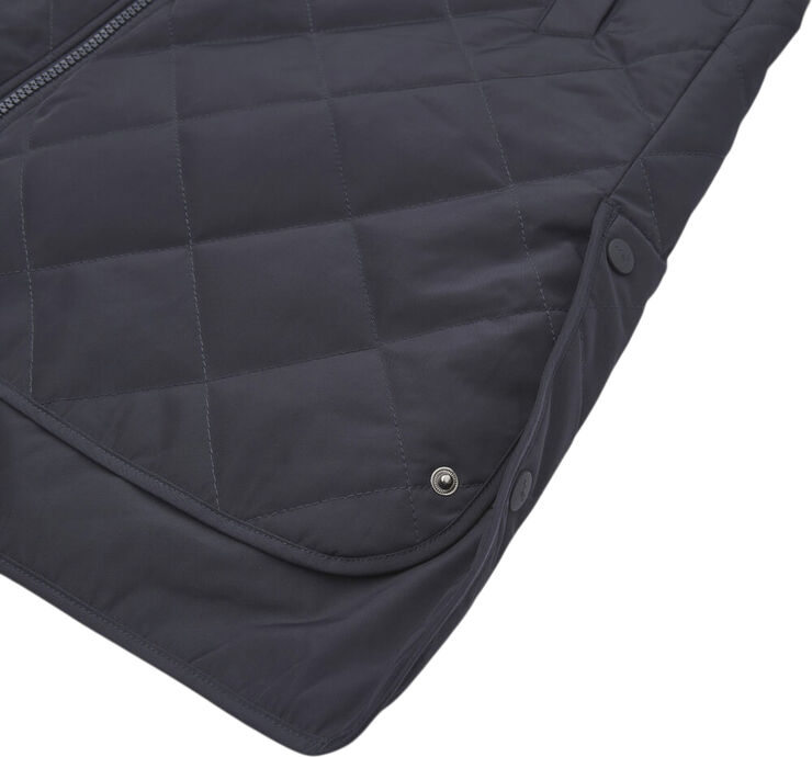 H2O Rubina II Quilt lang overgangsjakke Blå